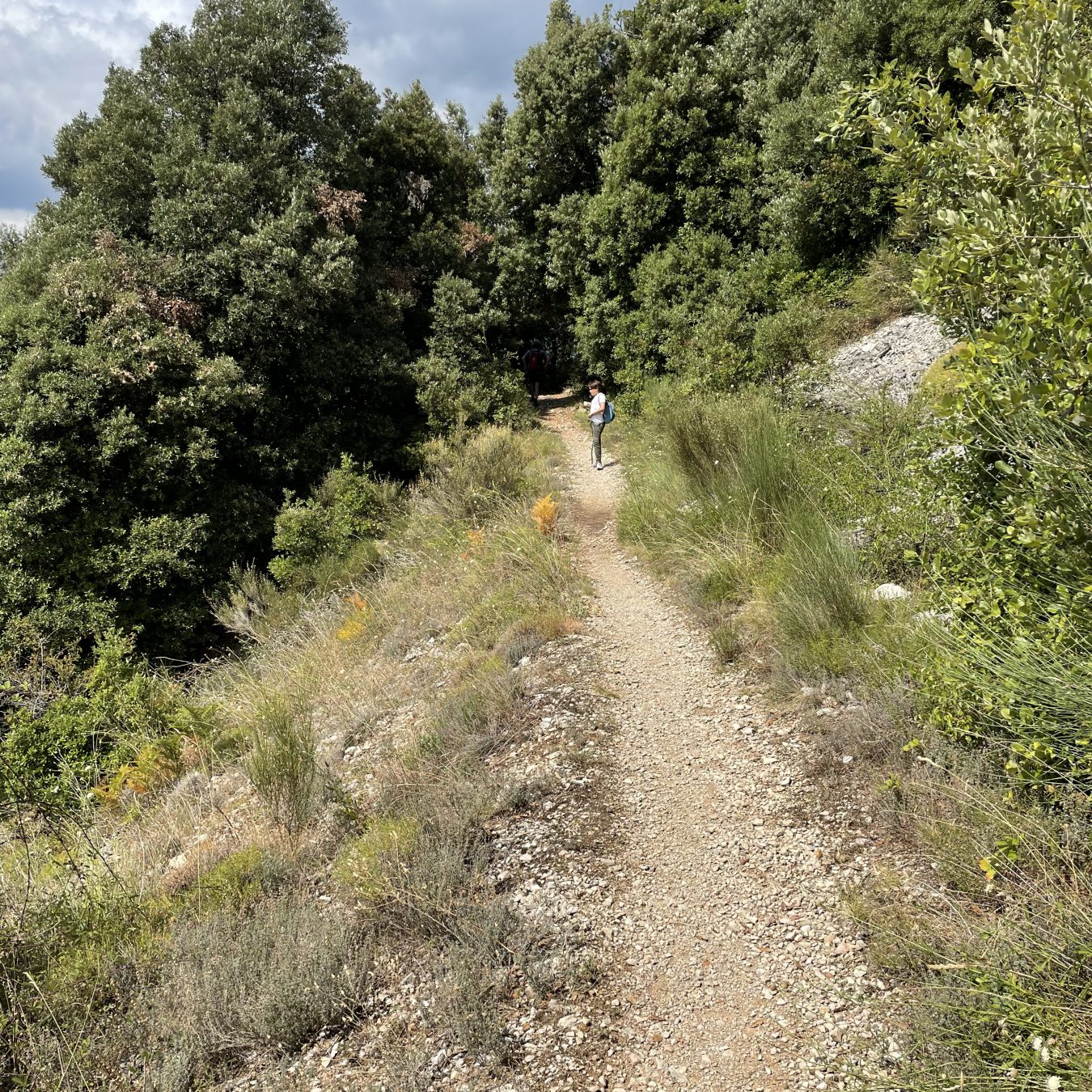 Hiking on the French Riviera hinterland trails, between the Mediterranean sea and the mountains.