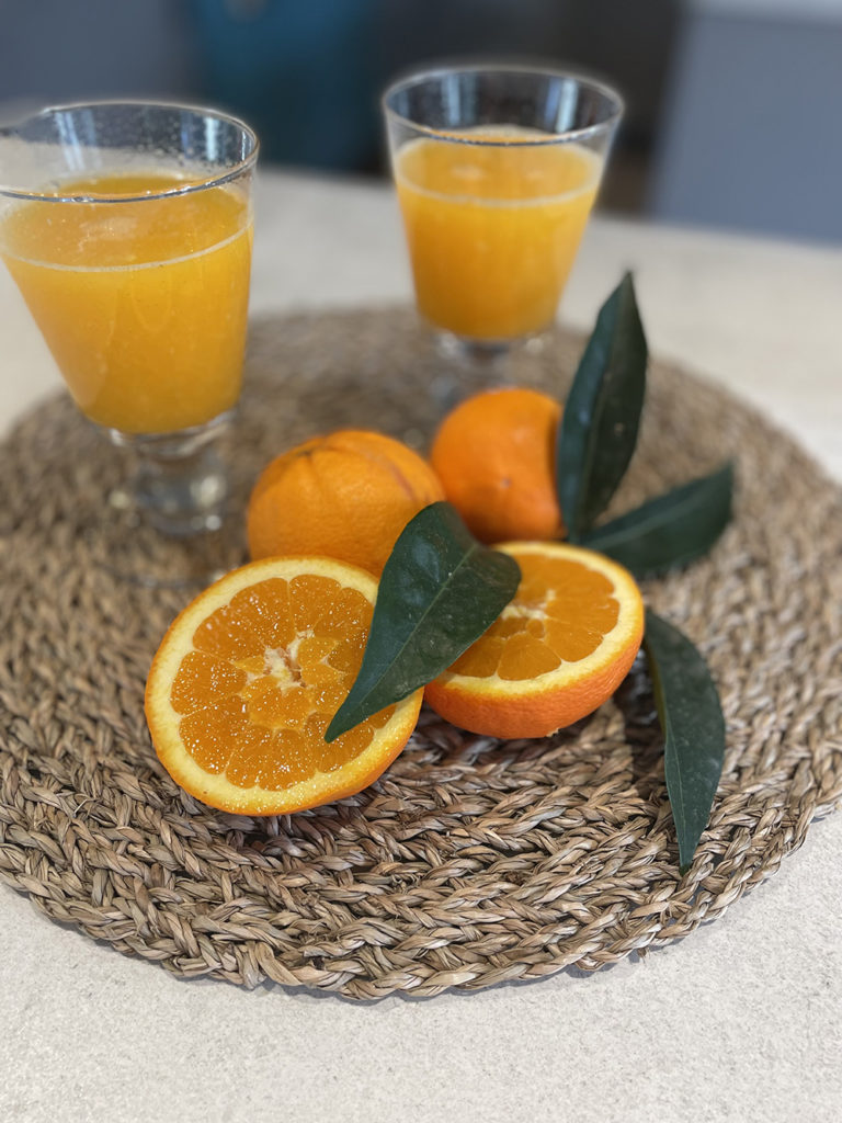 production d'oranges